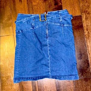 Free People high rise skirt with belt size 29